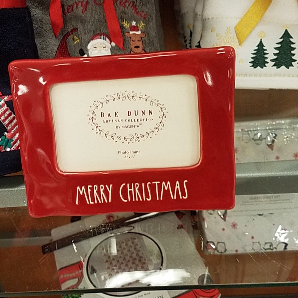 Rae Dunn merry Christmas frame